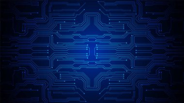 yüksek teknolojili dijital veri bağlantı sistemi ve bilgisayar elektronik tasarımı olan teknoloji arkaplanı