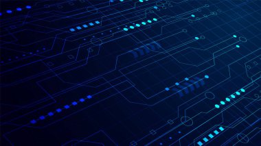 yüksek teknolojili dijital veri bağlantı sistemi ve bilgisayar elektronik tasarımı olan teknoloji arkaplanı