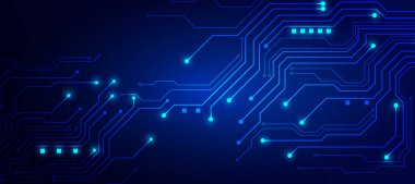 yüksek teknolojili dijital veri bağlantı sistemi ve bilgisayar elektronik tasarımı olan teknoloji arkaplanı