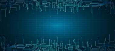 technology background with hi-tech digital data connection system and computer electronic design