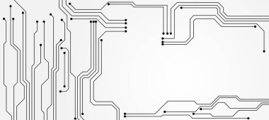 technology background with hi-tech digital data connection system and computer electronic design