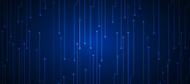 technology background with hi-tech digital data connection system and computer electronic design