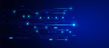 yüksek teknolojili dijital veri bağlantı sistemi ve bilgisayar elektronik tasarımı olan teknoloji arkaplanı