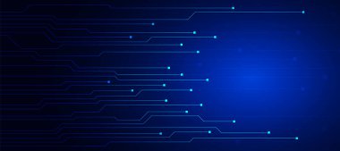 technology background with hi-tech digital data connection system and computer electronic design