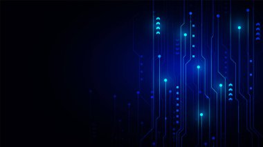 yüksek teknolojili dijital veri bağlantı sistemi ve bilgisayar elektronik tasarımı olan teknoloji arkaplanı