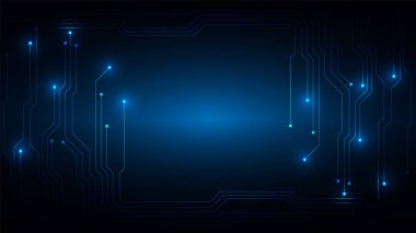 technology background with hi-tech digital data connection system and computer electronic design