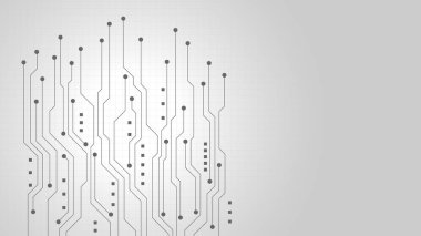 technology background with hi-tech digital data connection system and computer electronic design