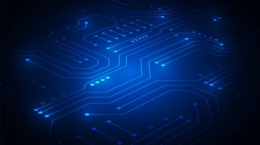 technology background with hi-tech digital data connection system and computer electronic design