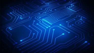 technology background with hi-tech digital data connection system and computer electronic design