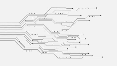 yüksek teknolojili dijital veri bağlantı sistemi ve bilgisayar elektronik tasarımı olan teknoloji arkaplanı