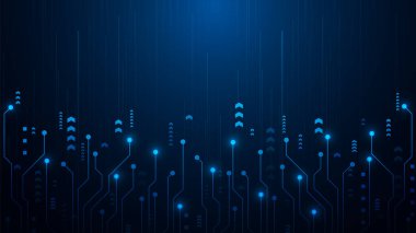 yüksek teknolojili dijital veri bağlantı sistemi ve bilgisayar elektronik tasarımı olan teknoloji arkaplanı