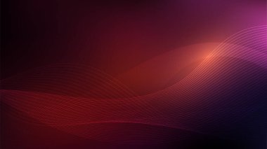 mor ve pembe çizgi geometrik soyut dalga