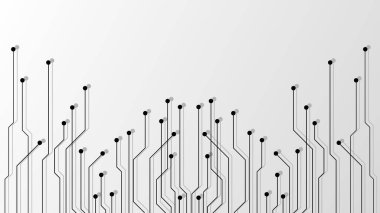 technology background with hi-tech digital data connection system and computer electronic design
