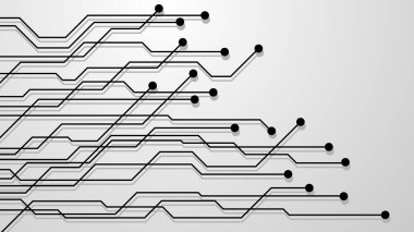 yüksek teknolojili dijital veri bağlantı sistemi ve bilgisayar elektronik tasarımı olan teknoloji arkaplanı