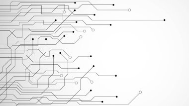technology background with hi-tech digital data connection system and computer electronic design