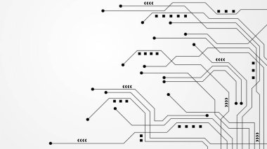 yüksek teknolojili dijital veri bağlantı sistemi ve bilgisayar elektronik tasarımı olan teknoloji arkaplanı