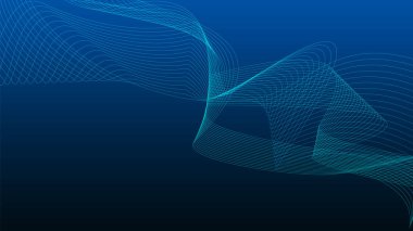 çizgi geometrik soyut eğriler dalgalara bükülmüş
