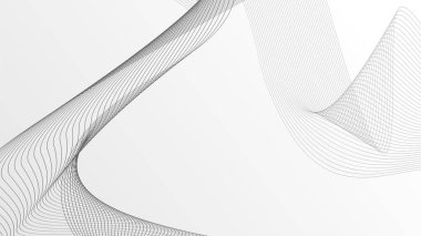 çizgi geometrik soyut eğriler dalgalara bükülmüş