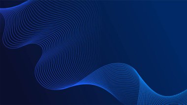 Mavi kıvrımlı çizgiler sıvı dalga şekilleri oluşturur. Dereceli gölgeler derinlik ve hareket hissi yaratır. Karanlık bir arka plan canlı detayları vurgular. Desen soyut ve görsel olarak çarpıcı..