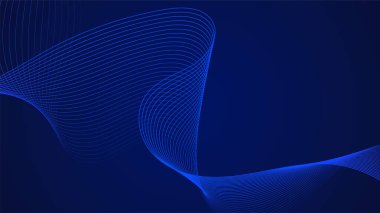 Mavi kıvrımlı çizgiler sıvı dalga şekilleri oluşturur. Dereceli gölgeler derinlik ve hareket hissi yaratır. Karanlık bir arka plan canlı detayları vurgular. Desen soyut ve görsel olarak çarpıcı..