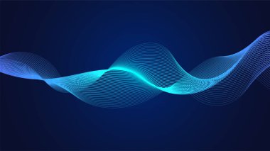 Mavi kıvrımlı çizgiler sıvı dalga şekilleri oluşturur. Dereceli gölgeler derinlik ve hareket hissi yaratır. Karanlık bir arka plan canlı detayları vurgular. Desen soyut ve görsel olarak çarpıcı..