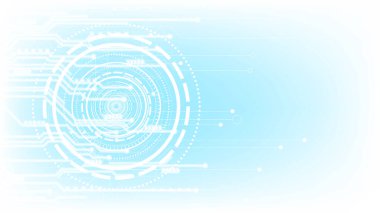 Fütürist ve modern tasarım, yüksek teknolojili soyut bir arka planda teknoloji, yenilik ve dijital bağlantıyı temsil ediyor..