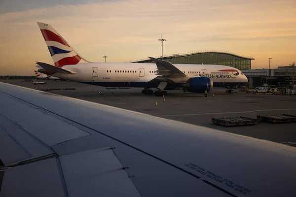 Heathrow Airport London England Μαΐου 2023 Αεροπλάνα Της British Airways — Φωτογραφία Αρχείου