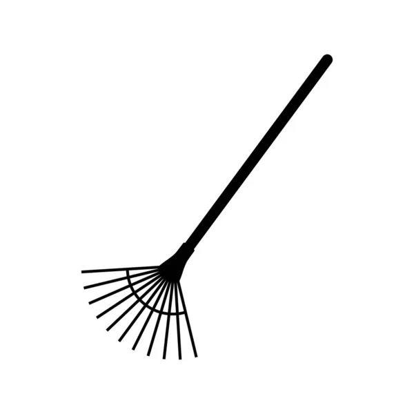 Вітряний Вентилятор Прибирання Листя Садівництво Сільськогосподарський Інструмент Довгою Ручкою Сталевим — стоковий вектор