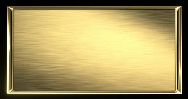 Quadro Dourado Com Fundo Gradiente Imagem Luxo Branco Com Luxo — Fotografia de Stock