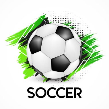 Futbol kupası, futbol afişi şablonu, spor posteri, sonsuz konsept arka plan