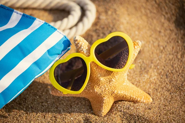 Estrella Mar Playa Concepto Vacaciones Verano — Foto de Stock