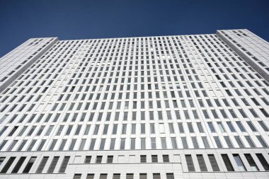 Berlin, Almanya - 03 Kasım 2022: Berlin 'deki Charite Hastanesi ana binası. Kampüs Charite Mitte (CCM) ana binası.