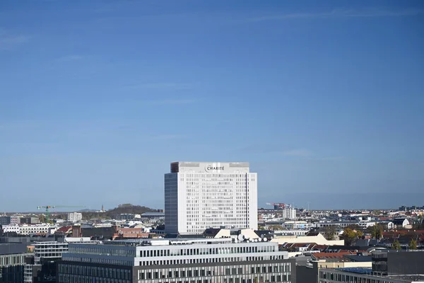 Berlin Allemagne Novembre 2022 Vue Depuis Dôme Bundestag Sur Hôpital — Photo
