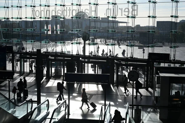 德国柏林 2022年11月3日 柏林中央车站 — 图库照片