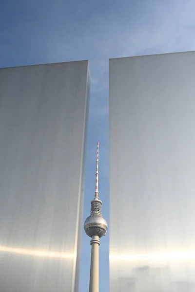 Torre Localizada Alexanderplatz Berlim Alemanha — Fotografia de Stock