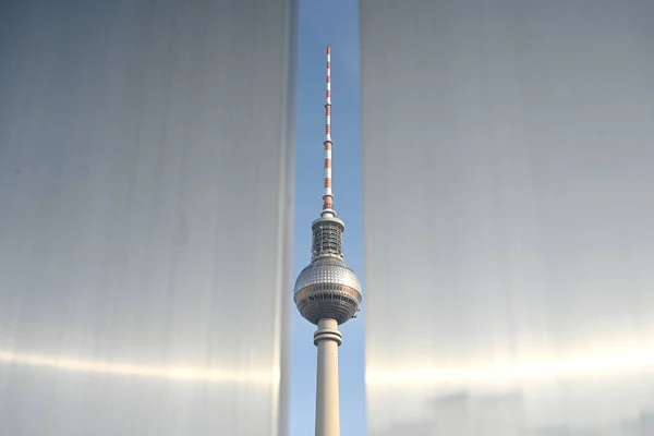 Tornet Ligger Alexanderplatz Berlin Tyskland — Stockfoto