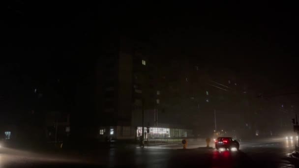 2022年12月9日 乌克兰利沃夫 在俄罗斯对乌克兰能源基础设施进行大规模空袭后 该市经历了预定的停电期 — 图库视频影像