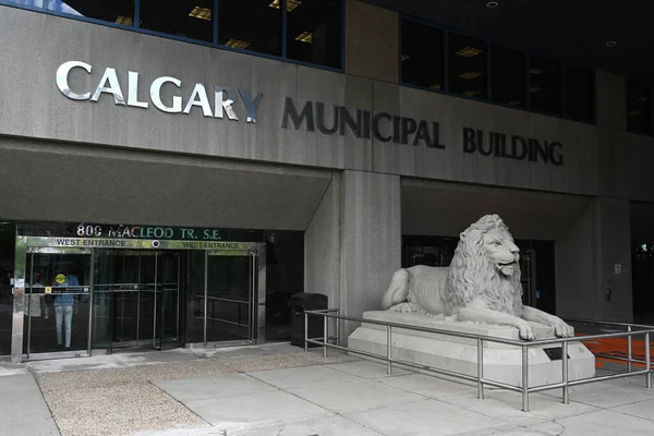 Calgary Kanada Ağustos 2023 Calgary Belediye Binası — Stok fotoğraf