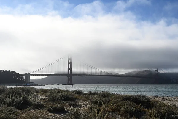 Golden Gate Bridge Nella Nebbia San Francisco California Usa — Foto Stock