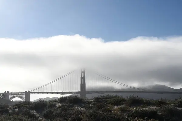 Golden Gate Bridge Nella Nebbia San Francisco California Usa — Foto Stock