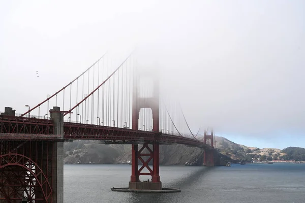 Міст Золоті Ворота Тумані Сан Франциско Каліфорнія Сша — стокове фото