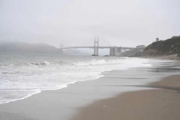 Міст Золоті Ворота Тумані Сан Франциско Каліфорнія Сша — стокове фото