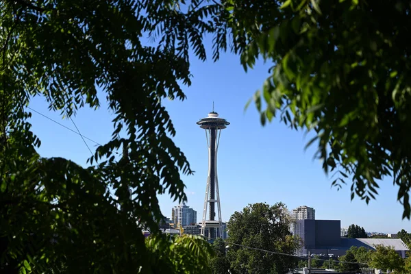 Seattle Usa August 2023 Space Needle Seattle — Stock Photo, Image
