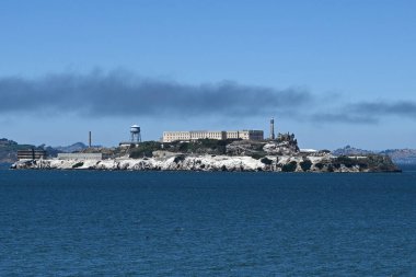 San Francisco, ABD 'deki Alcatraz Adası ve Prision.