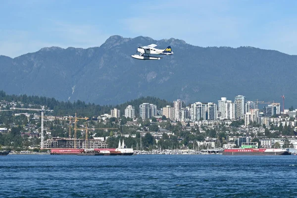 Vancouver Kanada Ağustos 2023 Vancouver Limanı Deniz Uçağı — Stok fotoğraf
