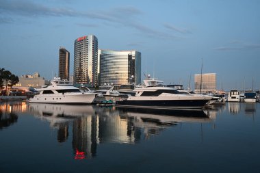 San Diego, CA, ABD - 31 Temmuz 2023: Marriott Marquis San Diego Marina Oteli.