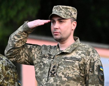 Lviv, Ukrayna - 8 Temmuz 2023: Lviv 'deki Ukrayna Askeri İstihbarat Başkanı Kyrylo Budanov.
