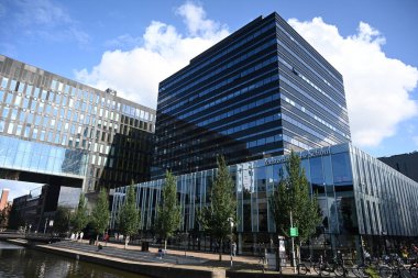 Amsterdam, Hollanda - 26 Ağustos 2024: Amsterdam Üniversitesi Hukuk Fakültesi.