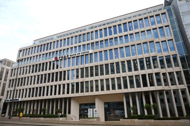 Lüksemburg, Lüksemburg - 30 Ağustos 2024: Lüksemburg Çin Bankası.