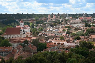 Vilnius döngüsü. Vilnius 'un Eski Kasabası. Litvanya, Vilnius Panoraması